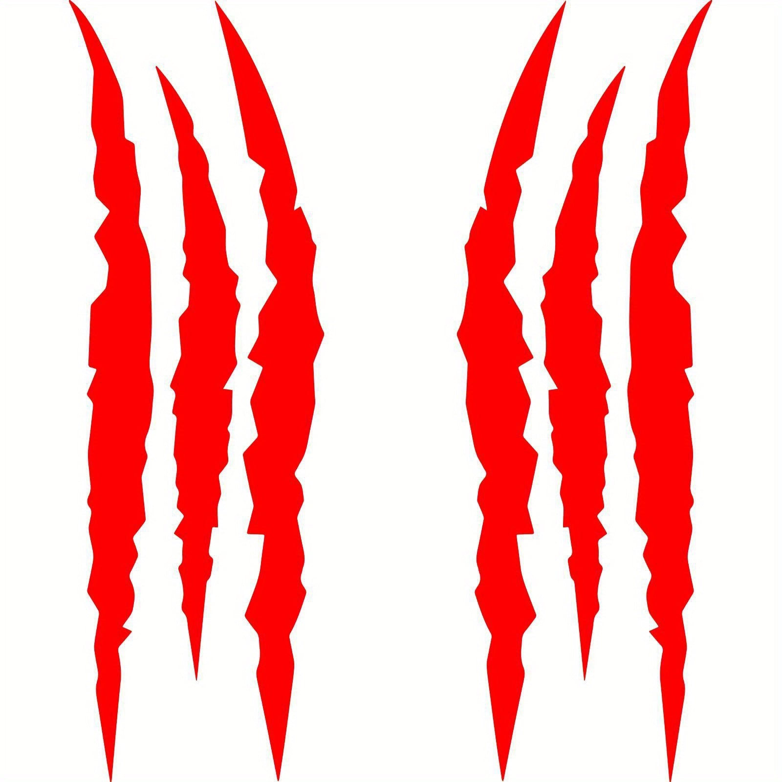 Car Headlight Eyebrow Stickers, Claw Style, Auto Decoration, Easy Apply