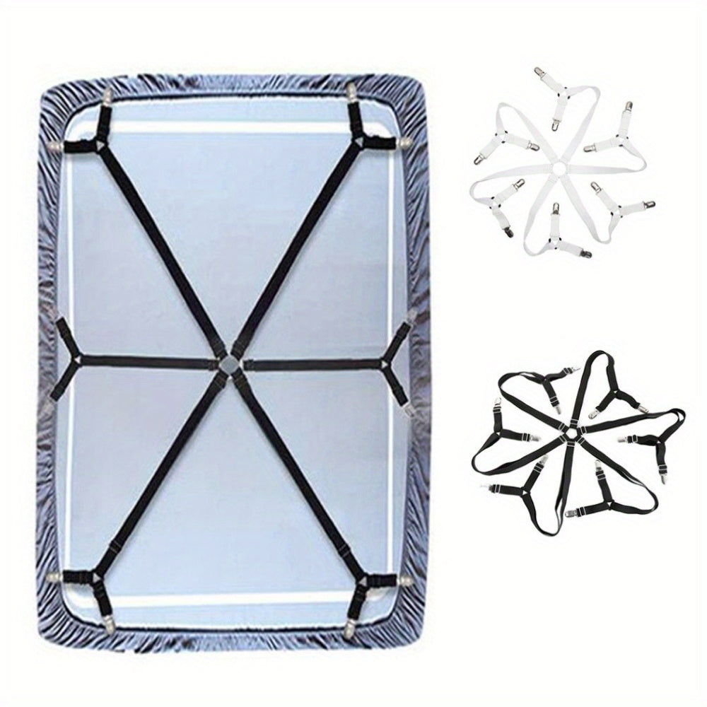 Adjustable Elastic Bed Sheet Clips 12pcs Non-Slip Grip for Mattress Covers