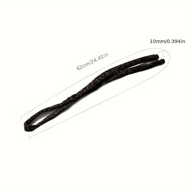 Set of 10 Polyester Sports Theme Eyeglass Chains for Men and Women