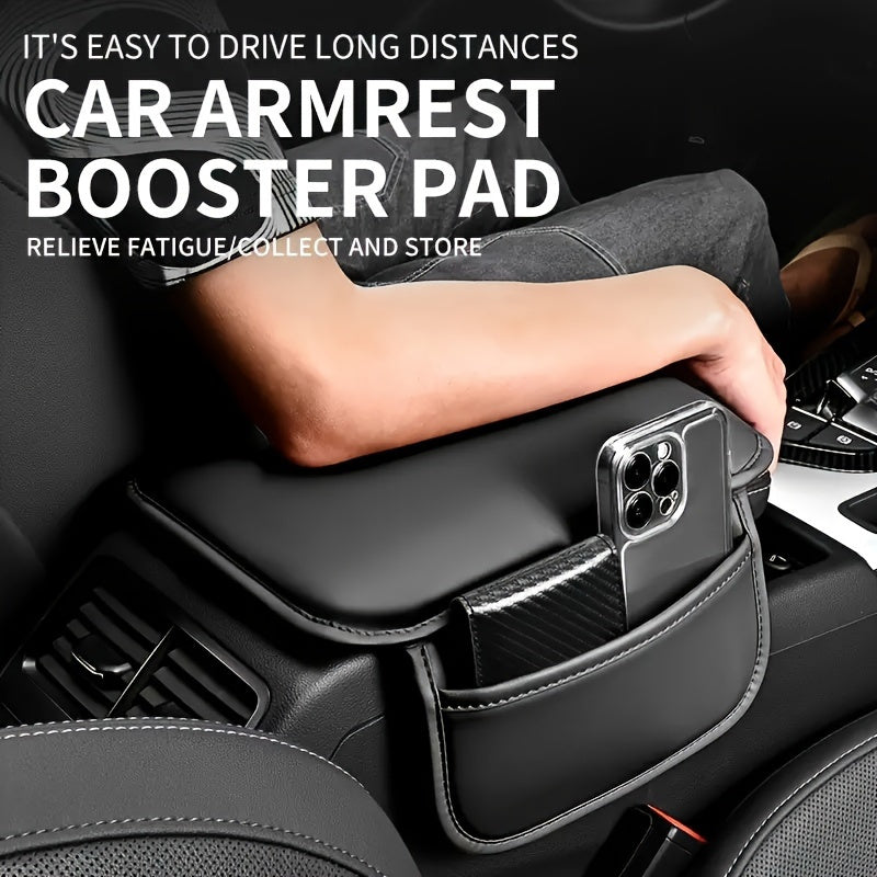 Universal Car Armrest Pad Soft Cushion Extended Comfortable Easy Install
