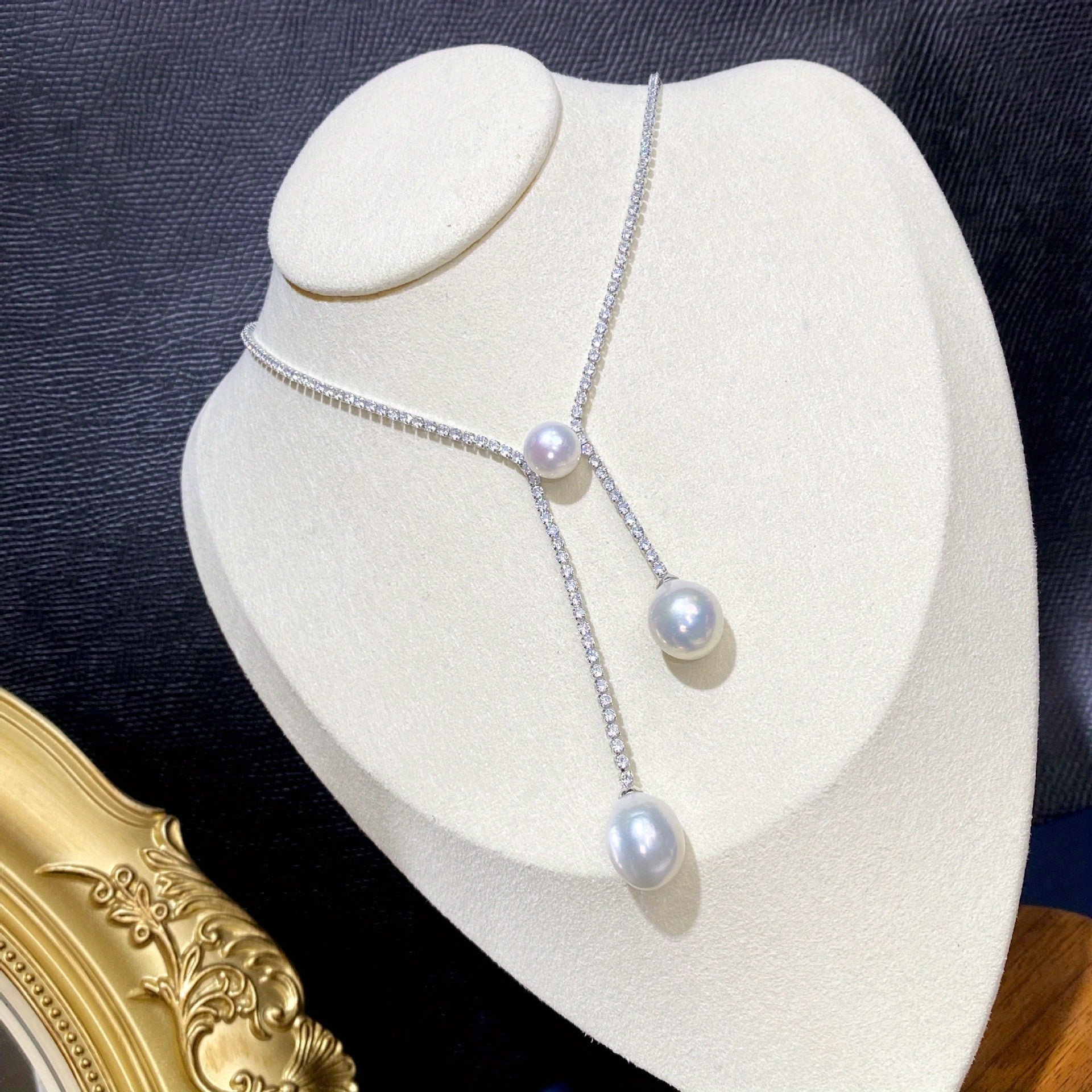 Freshwater Pearl Necklace for Women Baroque Minimalist Elegant Jewelry