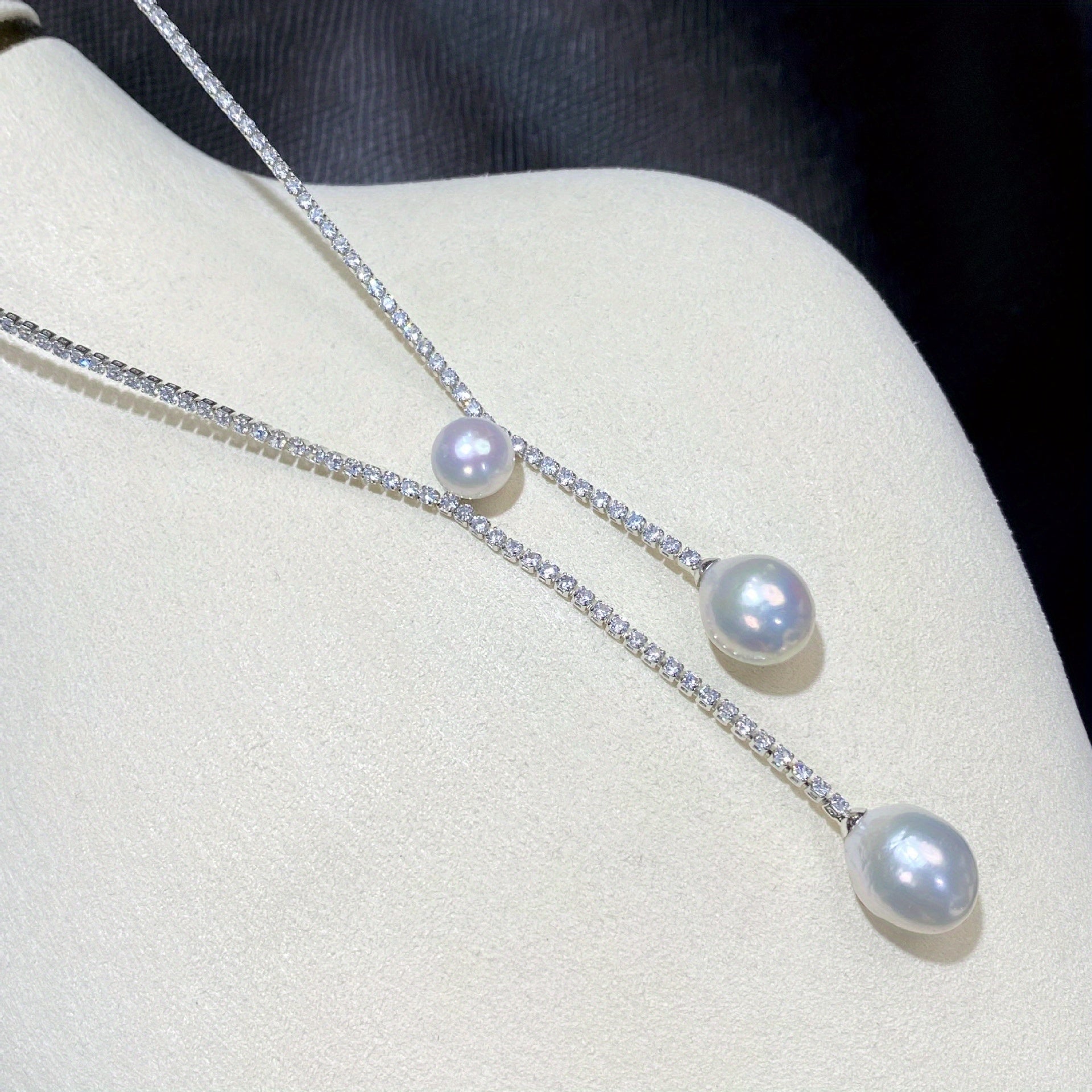 Freshwater Pearl Necklace for Women Baroque Minimalist Elegant Jewelry