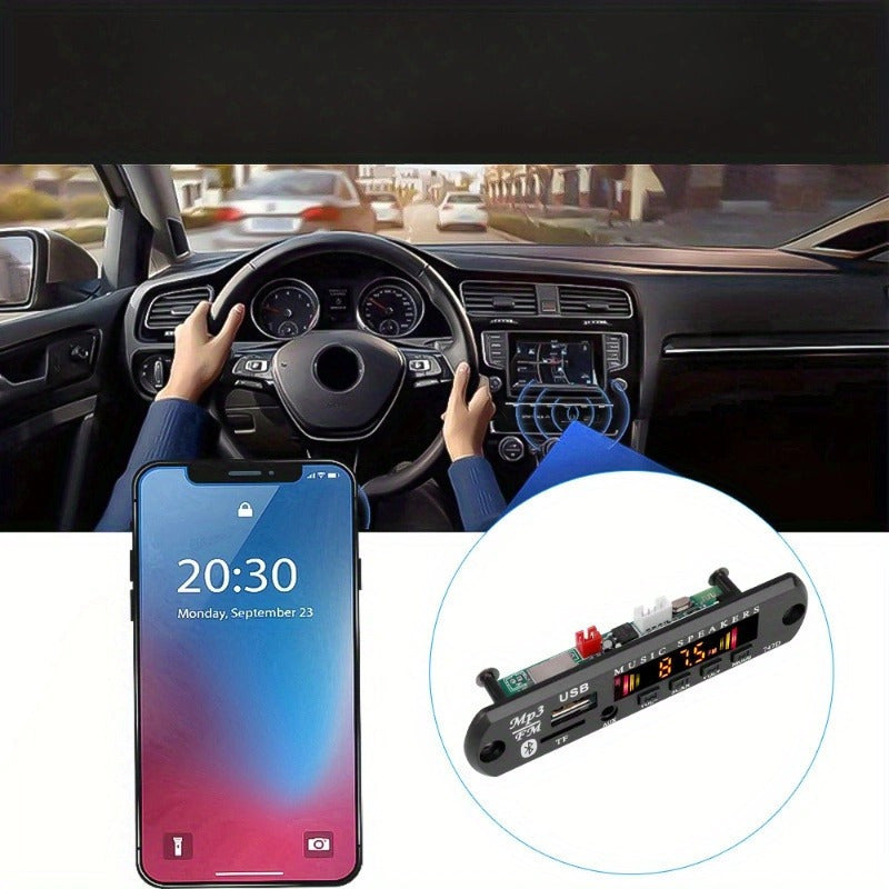 Wireless Car MP3 Player USB Audio Decoder Radio Module for Vehicles