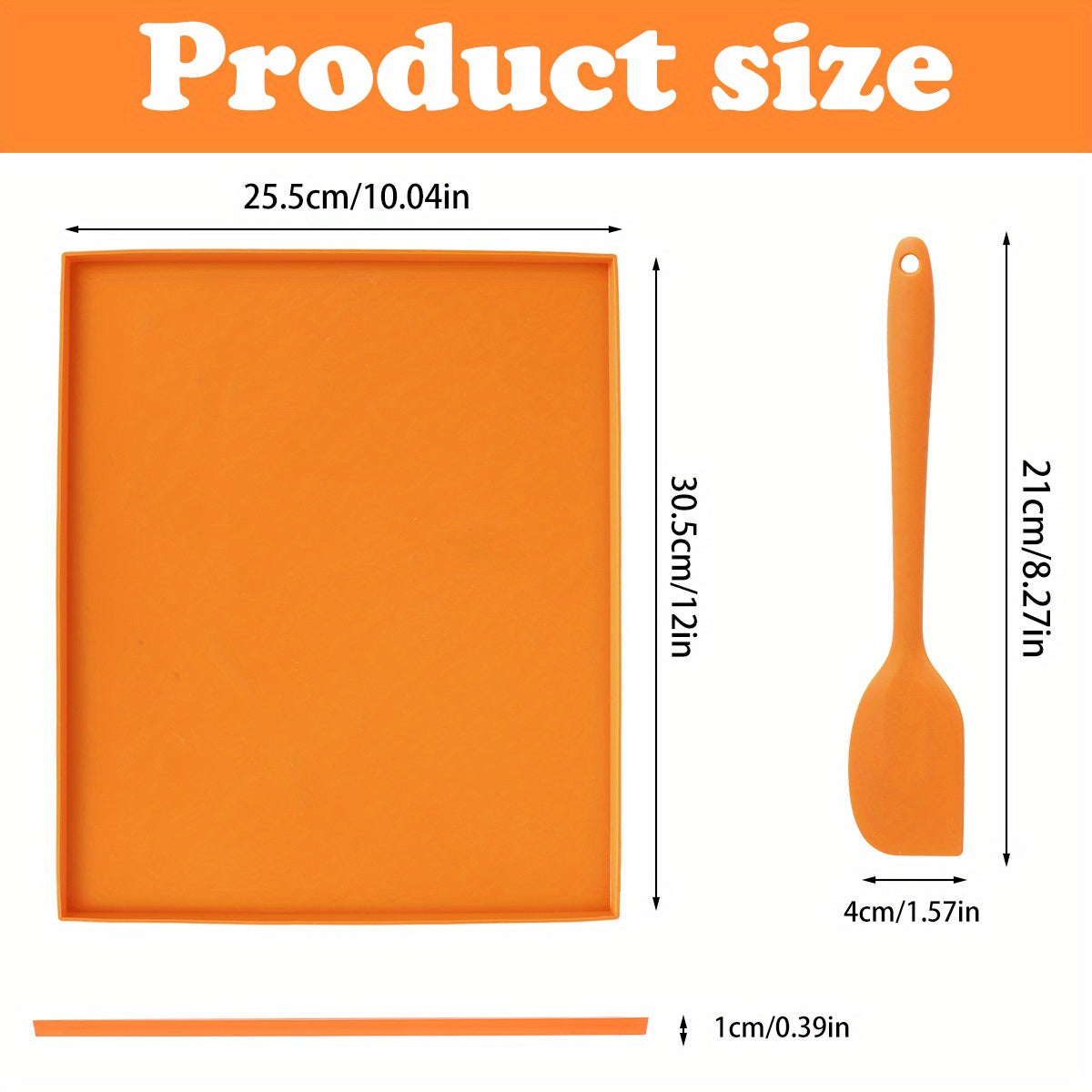 Set of 4 Silicone Dehydrator Mats with Non-Stick Edges for Fruit Leather Vegetables Herbs