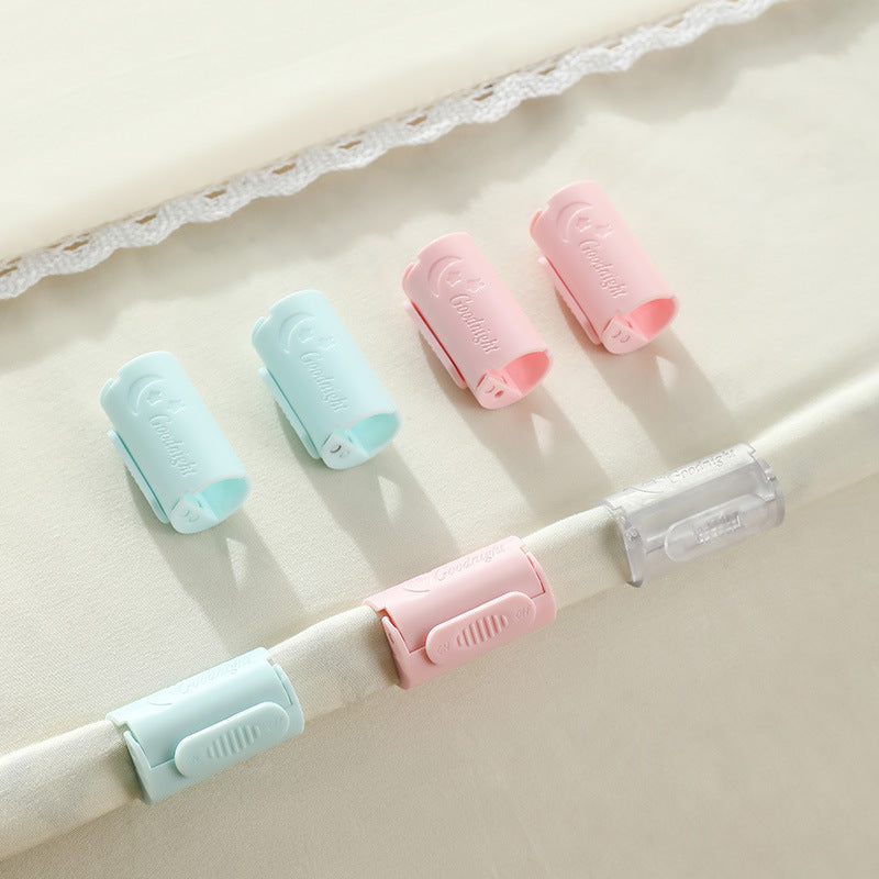 Sheet Holder Clamp-On Bed Sheet Fastener for Easy Installation and Hand Washable Bedding