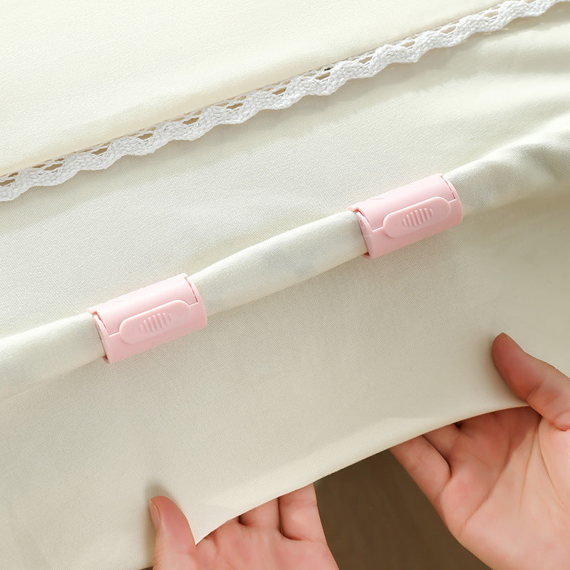 Sheet Holder Clamp-On Bed Sheet Fastener for Easy Installation and Hand Washable Bedding
