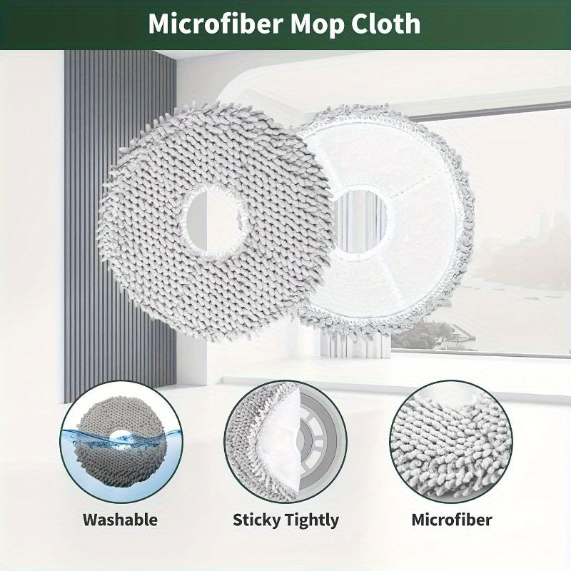 Robot changyutgich uchun 14 ta qismlik changyutgich aksessuarlar to'plami, cho'tkalar, filtrlash, mop