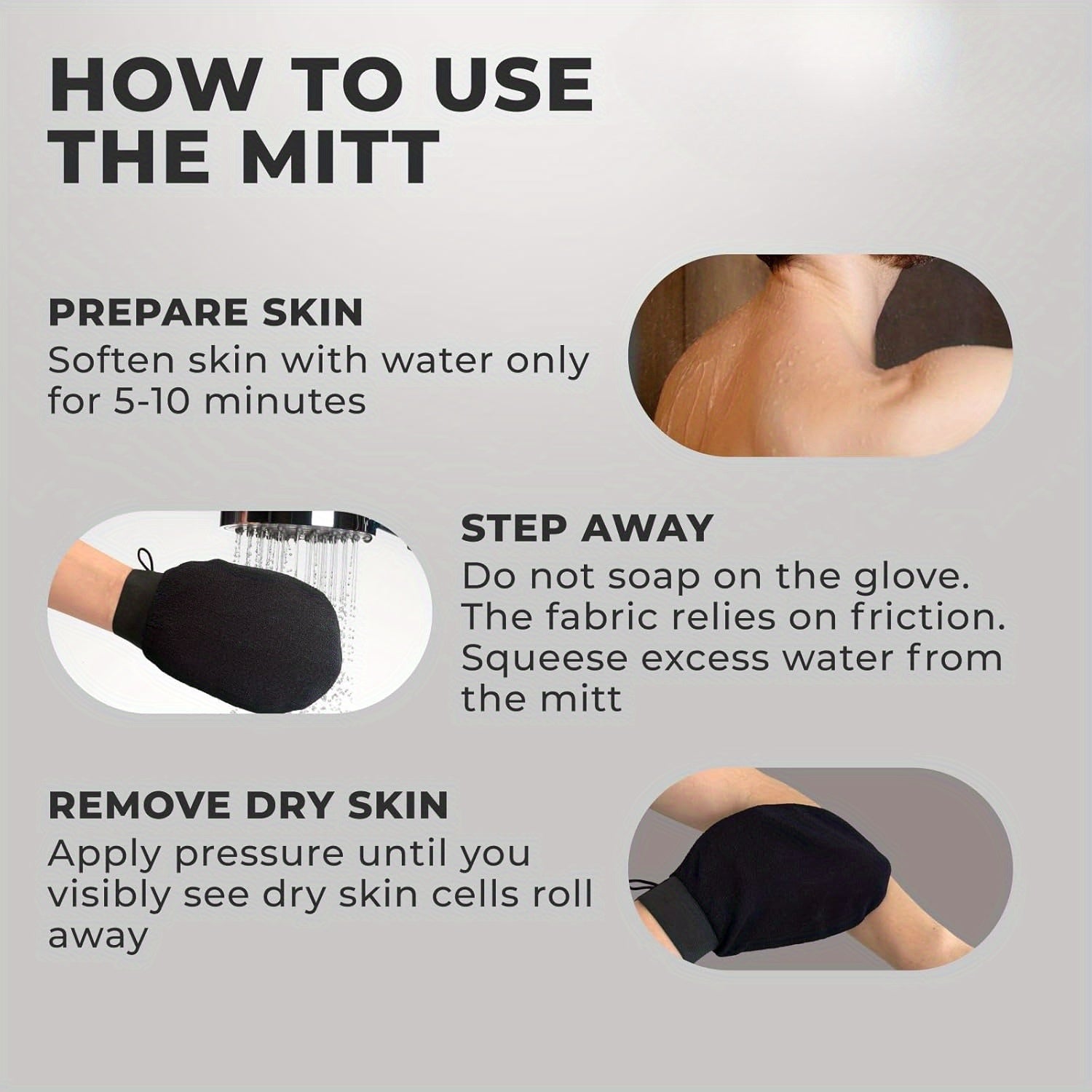 Эксклюзивные массажные рукавицы для удаления омертвевших клеток кожи и глубокого очищения