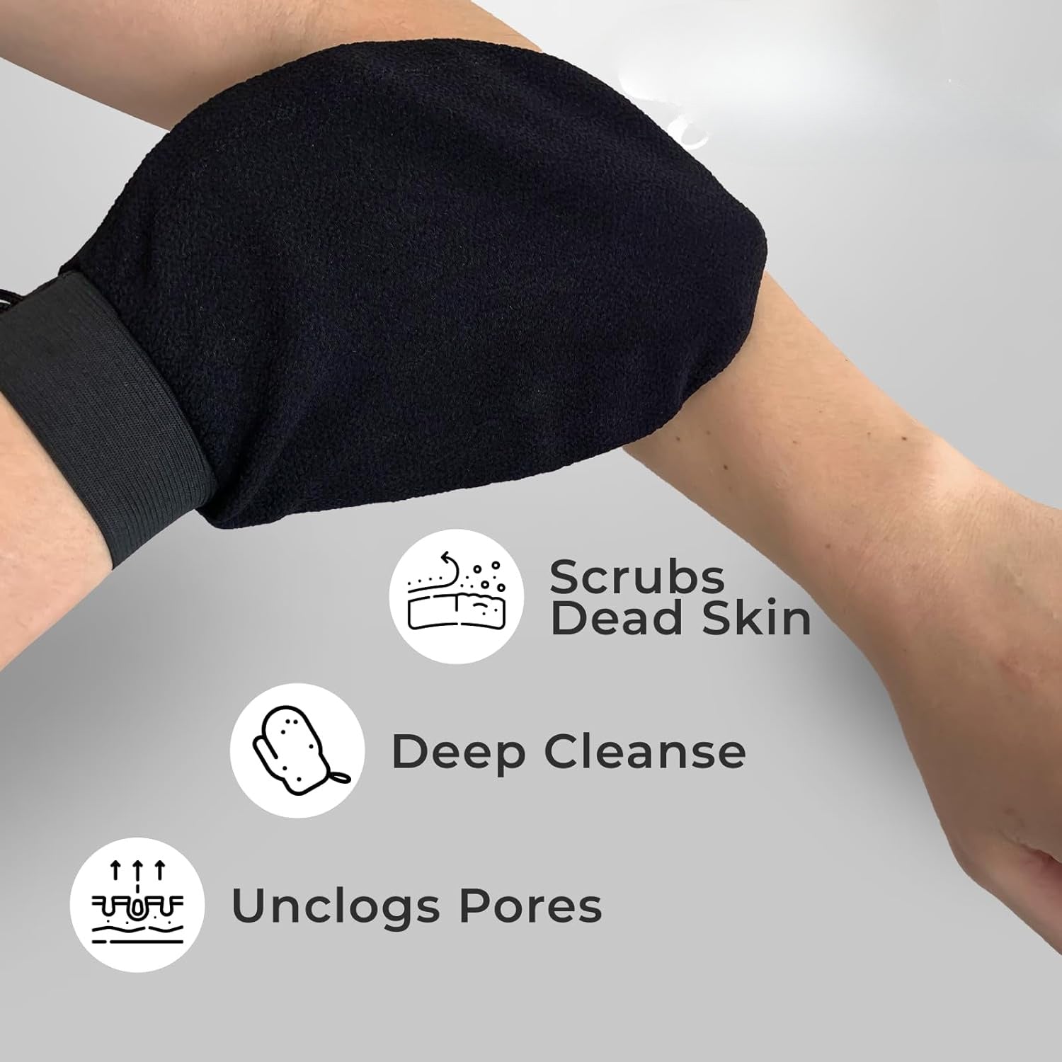 Exfoliating Body Gloves for Dead Skin Removal and Deep Cleansing