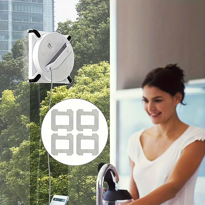 Set of 10 Reusable Microfiber Cleaning Pads for Window Vacuums Floor Attachments