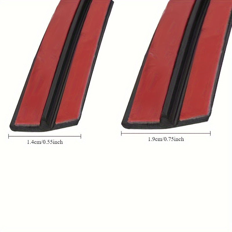 Universal Rubber Car Seal Strip for Windshield, Sunroof, Rear Window Waterproof Noise Insulation