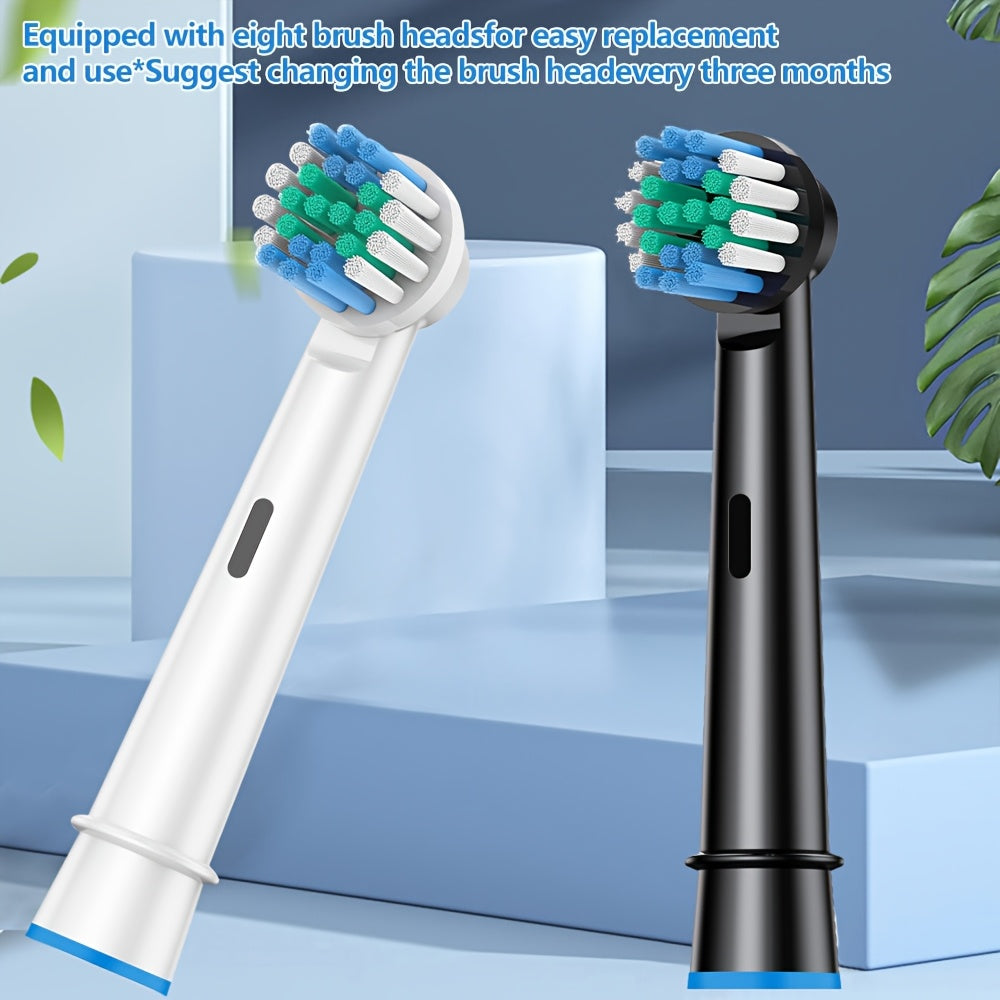 Electric Toothbrush Set for Family and Travel with 16 Brush Heads and 5 Modes