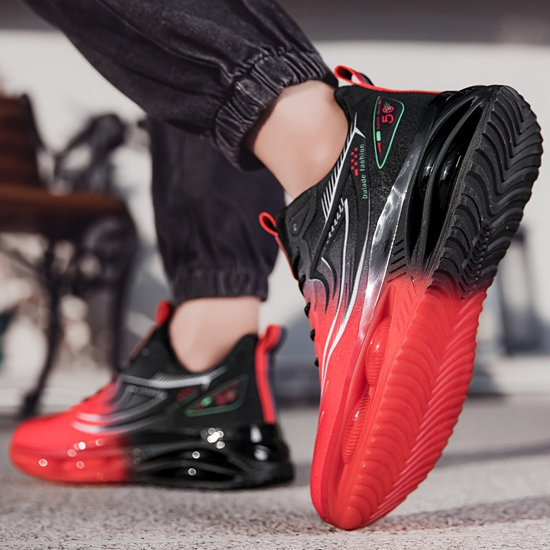 Мужские спортивные кроссовки из дышащей сетки, легкие, повседневные, уличный стиль, геометрический узор Аргайл