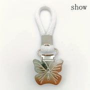 2 ta Kelebek naqshli hammom sochiq kliplari to'plami, ko'p maqsadli to'qilgan metall halqa kliplari, oshxona yoki hammom uchun yoqimli va amaliy saqlash kliplari, uy va oshxona uchun zaruriy ta'minotlar