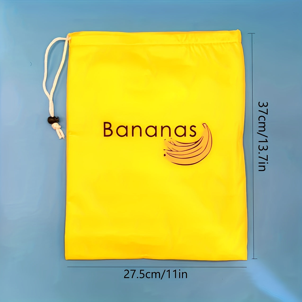 Reusable ABS Banana Storage Bag Washable Fruit Keeper for Kitchen Organization