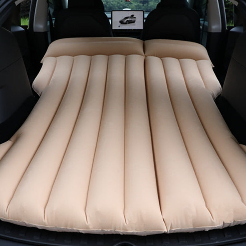 Portable Car Air Mattress for Road Trips and Camping Durable PVC Fits in Trunk Sleeping Pad