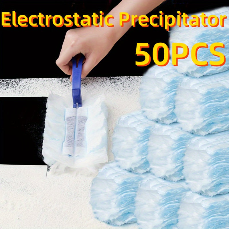 O'zgaruvchan elektrostatik chang tozalash matosi to'ldirishi - Elektronika, mebel, panjurlar va shift fanlarini tozalash uchun mos - 10, 30 yoki 50 dona paketlarda mavjud - Qo'lqop kiritilmagan - Zarur tozalash materiallari va
