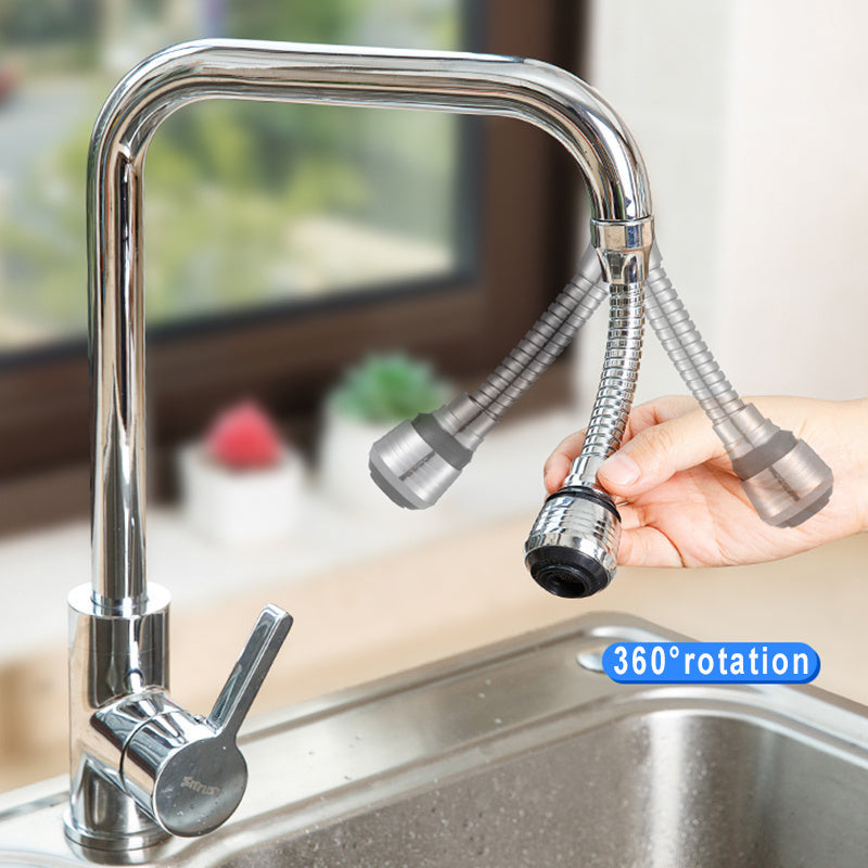 Universal 360° Rotatable Faucet Aerator Water-Saving Tap Extension for Kitchen Bathroom