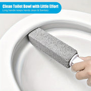 Pumice Stone Toilet Bowl Cleaner - Qulay dizayn, dog', qattiq tosh va zangni oson olib tashlash uchun, plitalar va temirga xavfsiz, har kuni tozalash uchun mukammal, toza oq rang, yuqori sifatli, premium hojatxona tozalagich