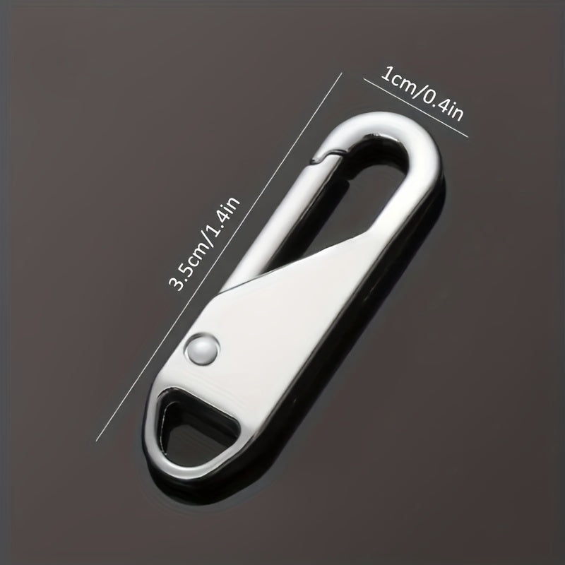 Metal Zipper Pull Lock for Bags and Clothes Removable Repair Accessory