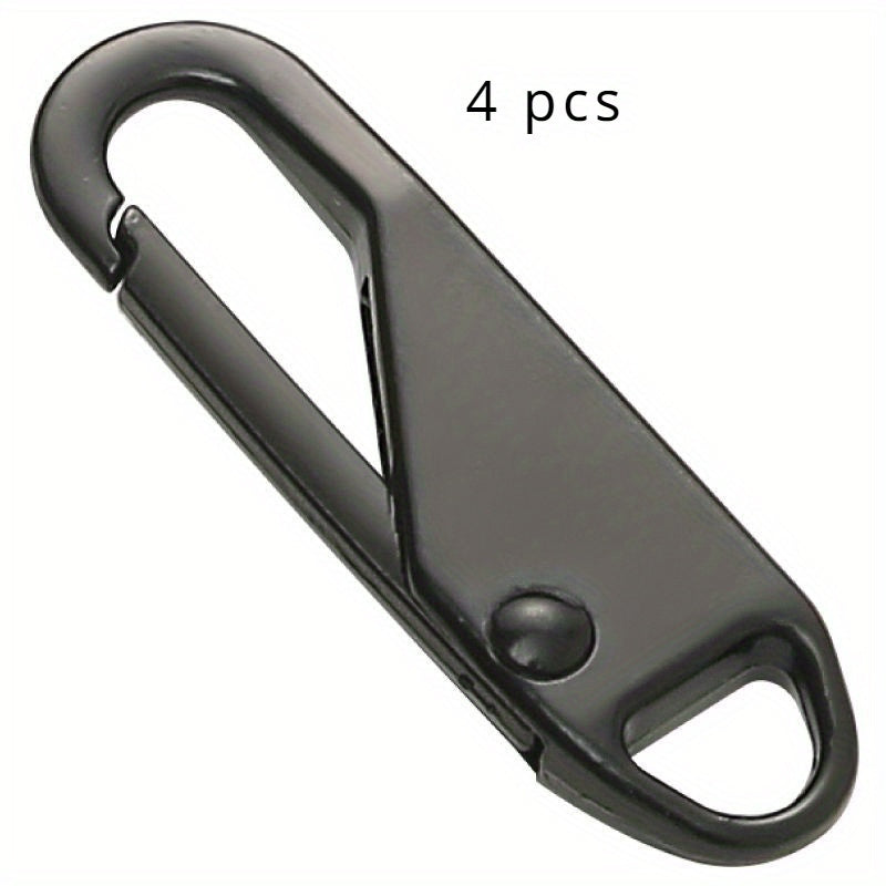 Metal Zipper Pull Lock for Bags and Clothes Removable Repair Accessory