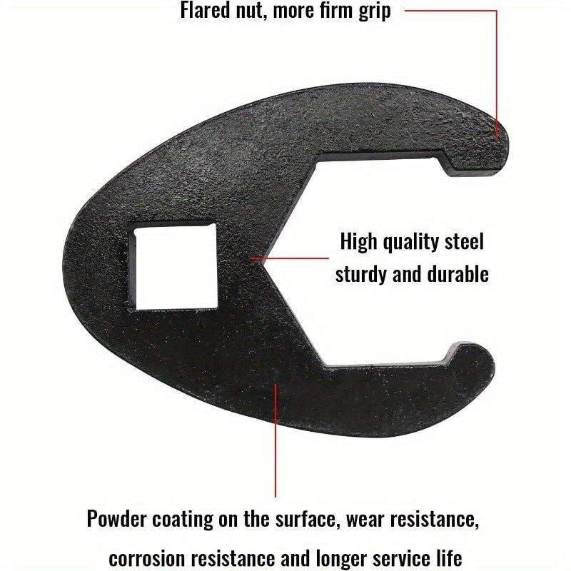 19-Piece Steal Crowfoot Flare Nut Wrench Set Open End Flare Head 8-32mm