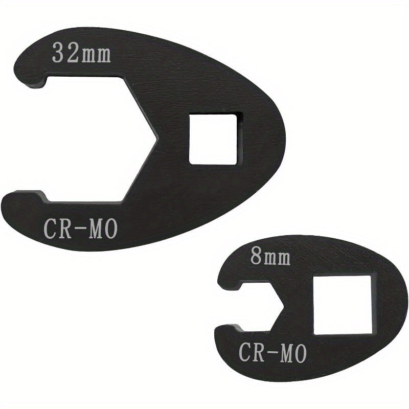 19-Piece Steal Crowfoot Flare Nut Wrench Set Open End Flare Head 8-32mm