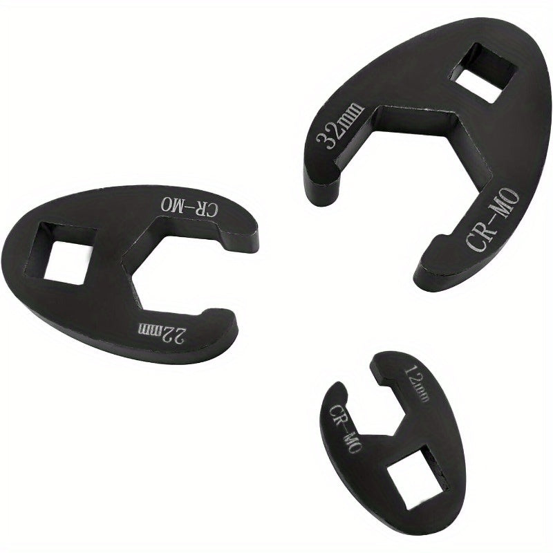 19-Piece Steal Crowfoot Flare Nut Wrench Set Open End Flare Head 8-32mm