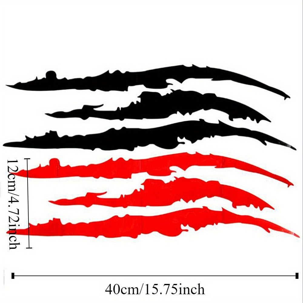 Claw Marks Vinyl Car Decal Scratch Stripe Exterior Accessory 40cm x 5cm