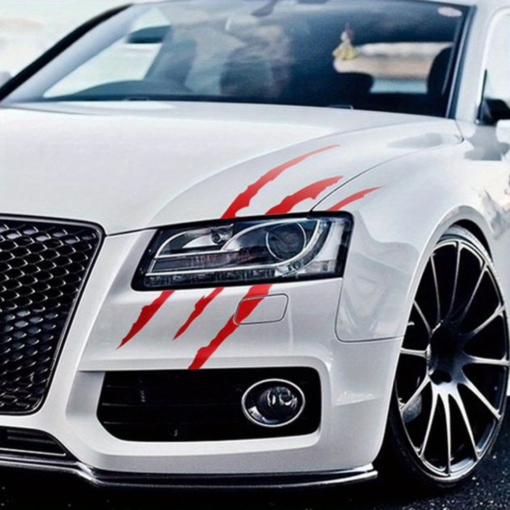 Claw Marks Vinyl Car Decal Scratch Stripe Exterior Accessory 40cm x 5cm