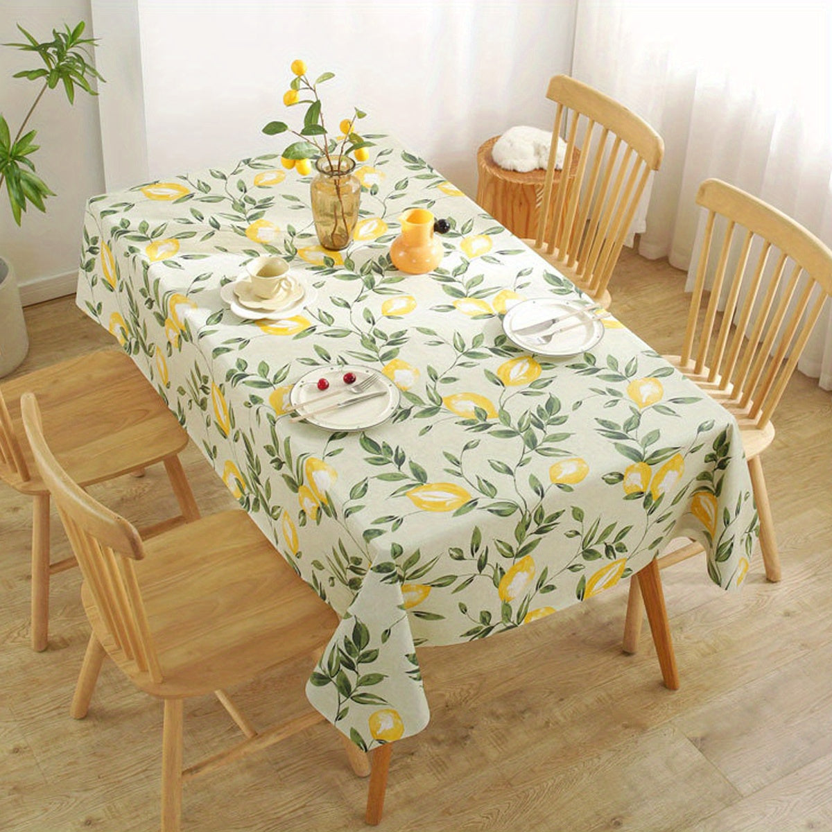 Waterproof Oil-Resistant PVC Tablecloth for Home Parties and Weddings
