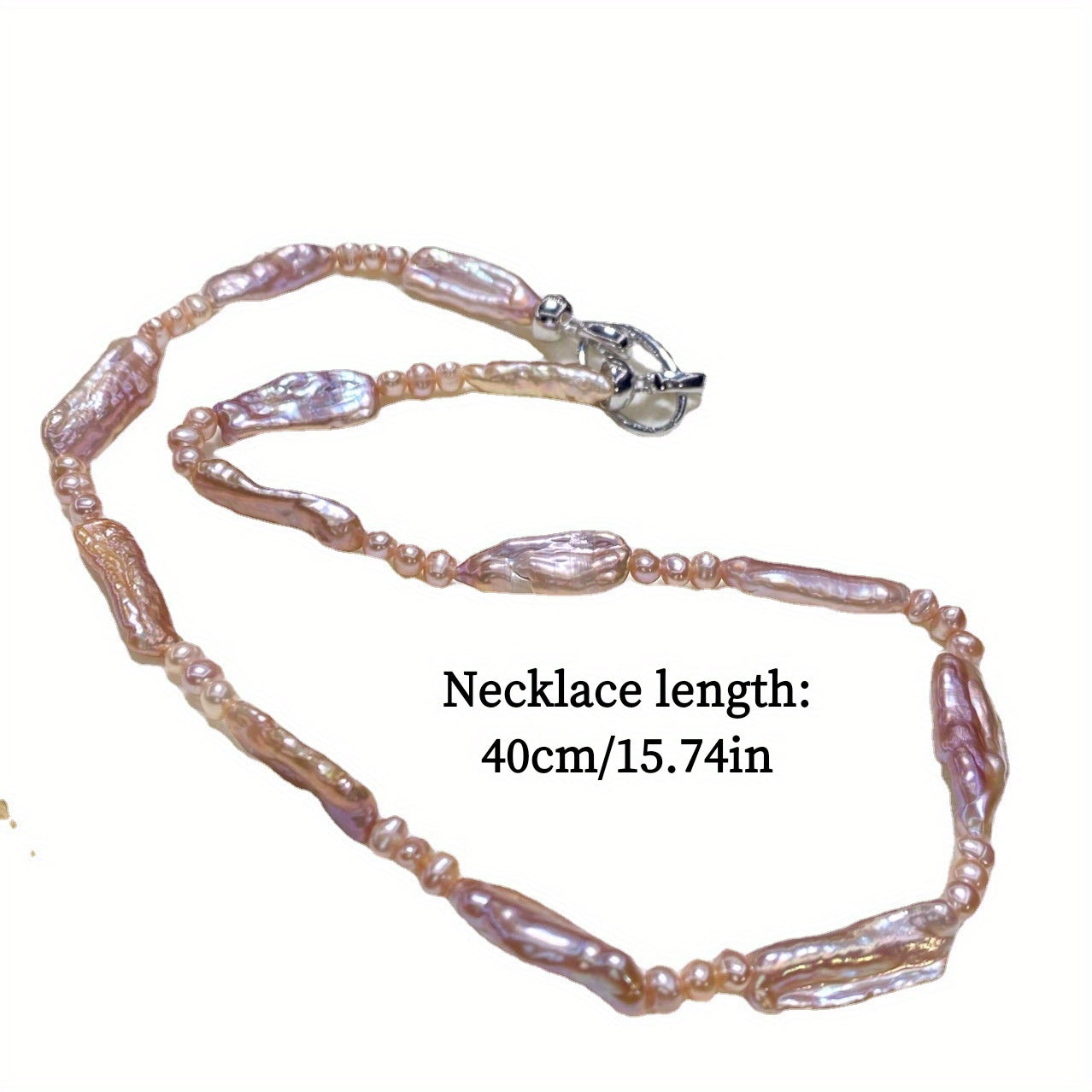 Unique Baroque Freshwater Pearl Bracelet Adjustable Purple Irregular Shapes Gift for Art Lovers