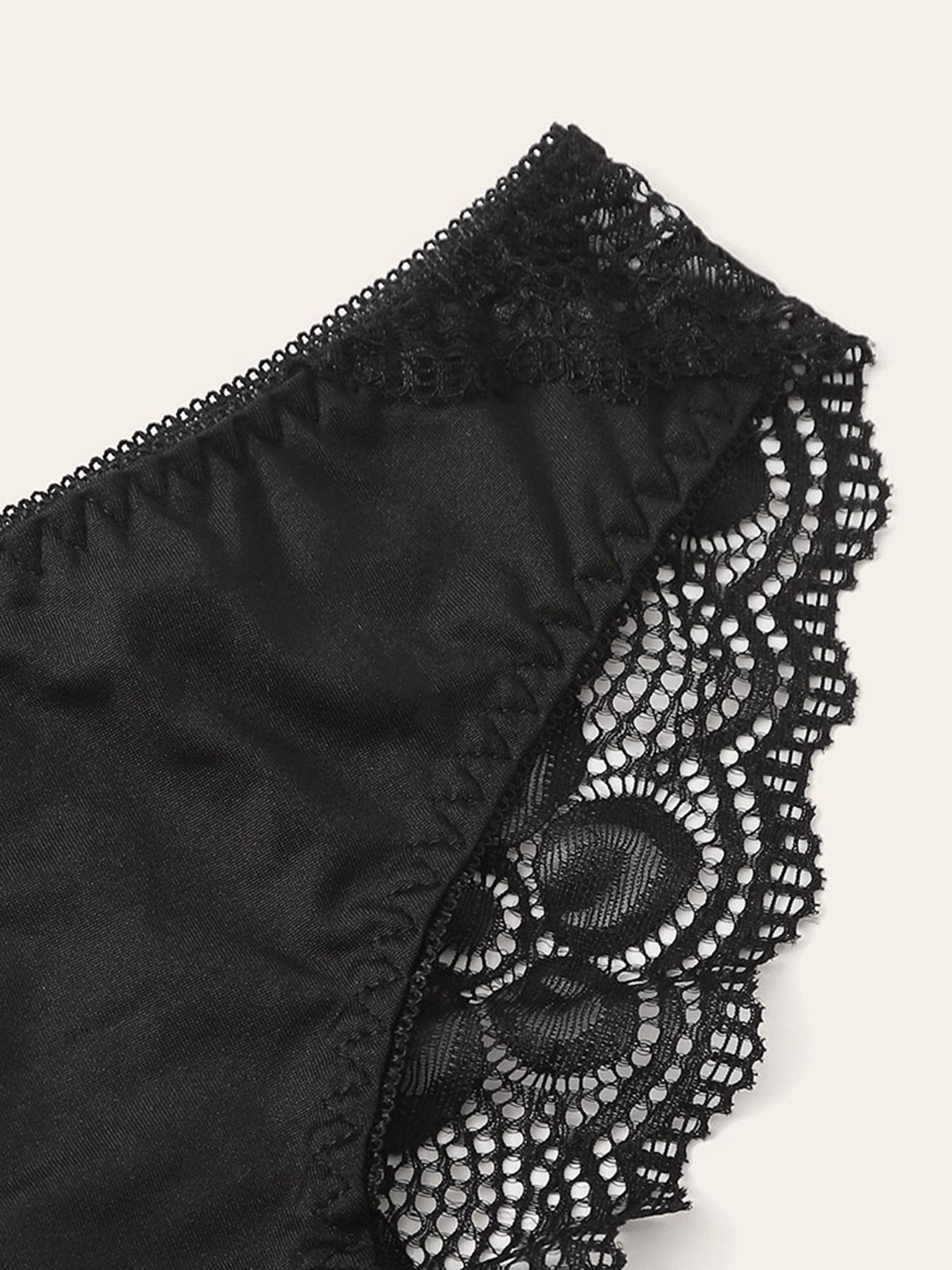 Women's Floral Lace Underwire Cami Bra and Panties Set Sexy Lingerie