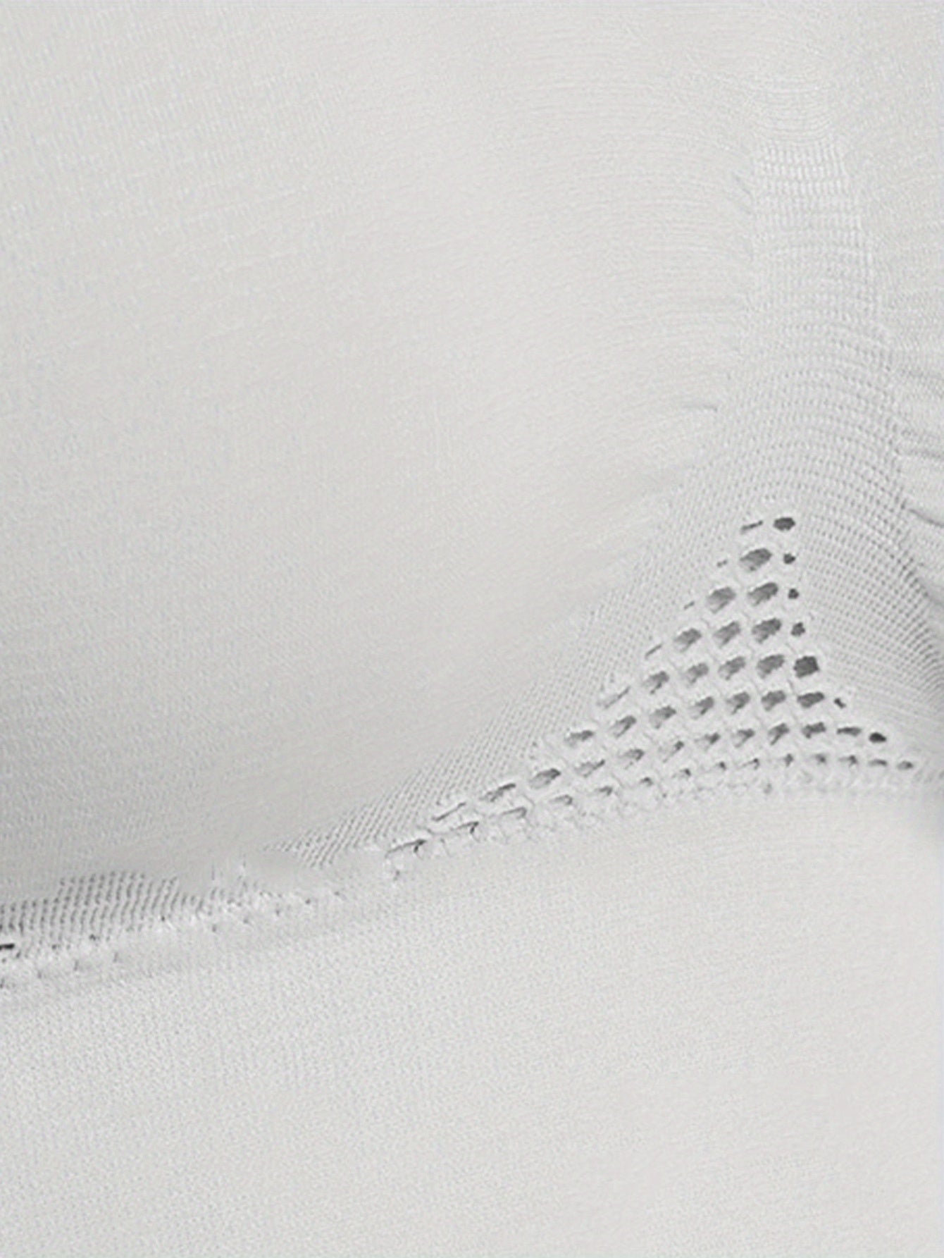 Plus Size Women's Sports Bra Wireless Shockproof Wide Straps Nylon Medium Stretch Solid