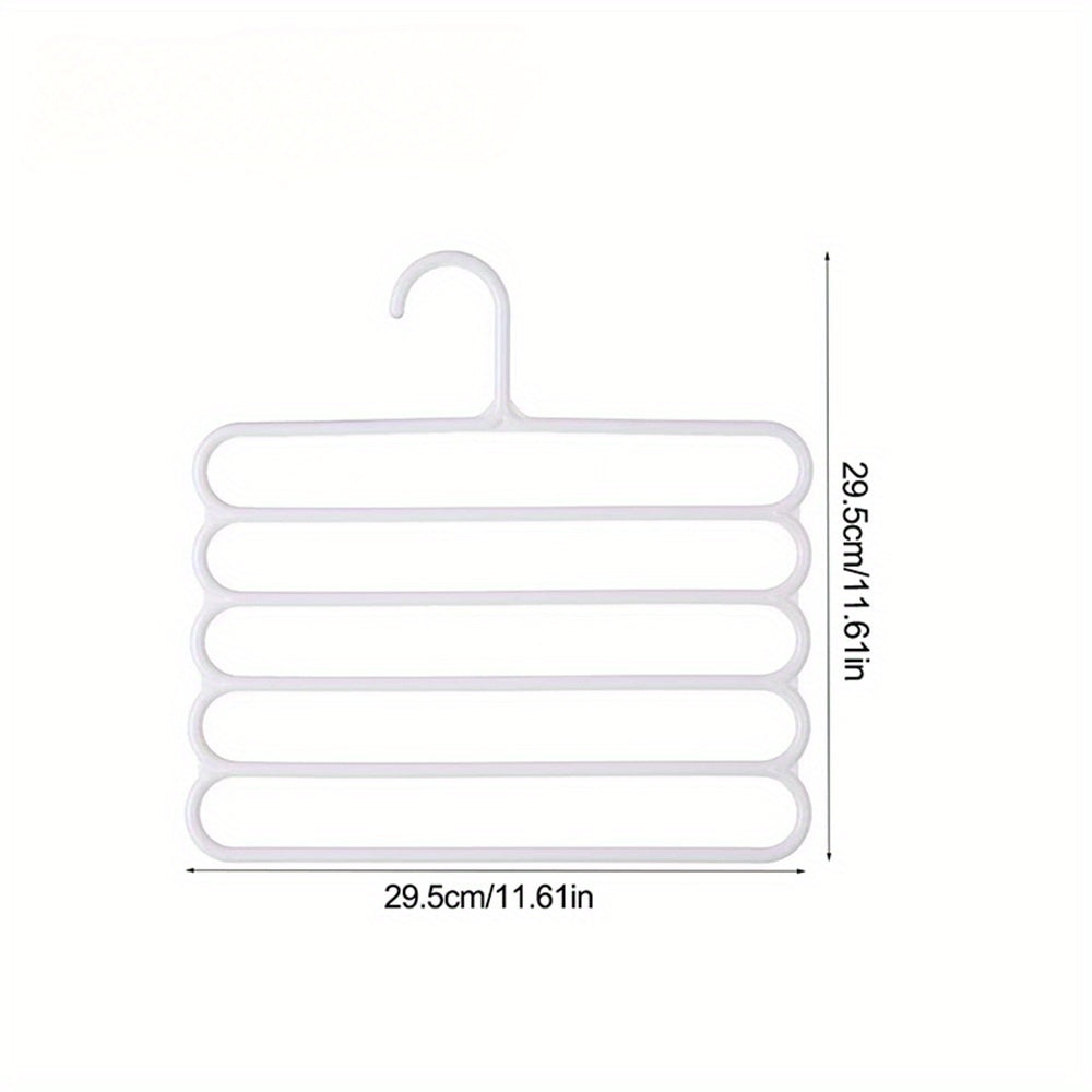 Plastic Multi-Layer Scarf and Pants Organizer Hanger Closet Storage Rack