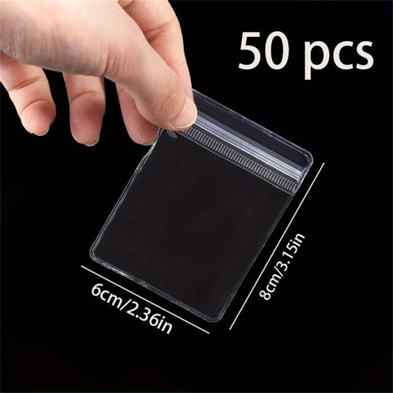 Portable Plastic Jewelry Storage Book with 84/160 Clear Pockets for Earrings Rings and Necklaces