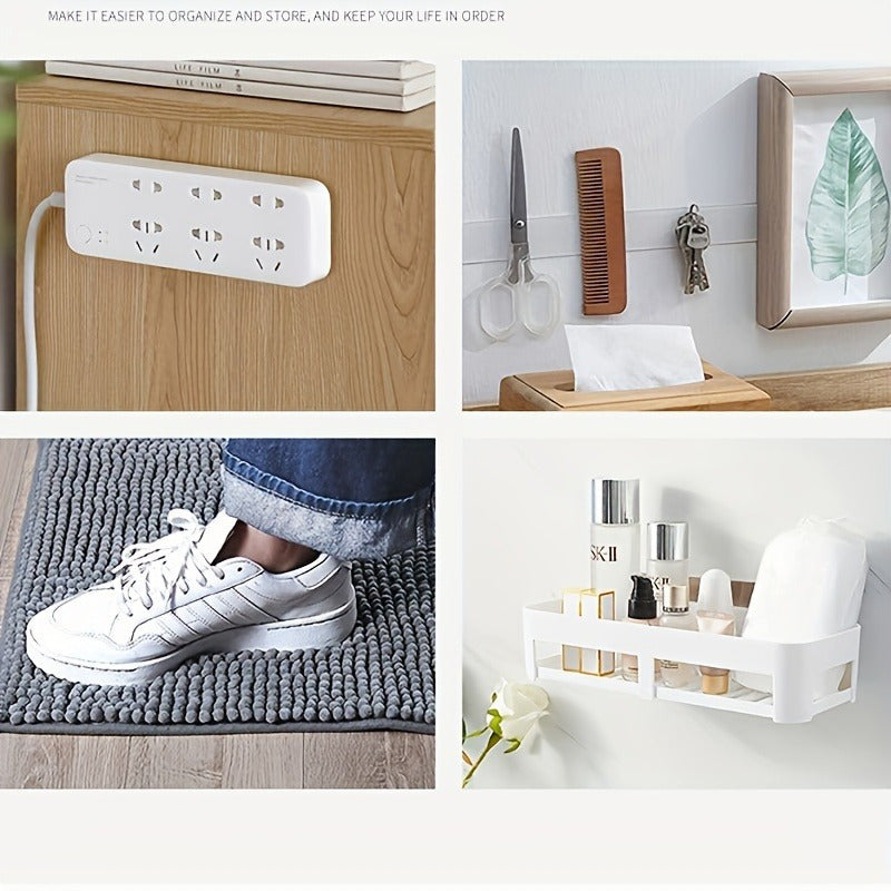 Ikki tomonlama yopishqoq lenta 3 ta to'plam, shaffof, qoldiqsiz, gilamni ushlab turuvchi padlar, uy va ofis uchun