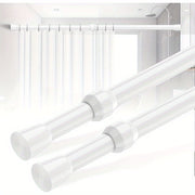 Adjustable Aluminum Shower Curtain Rod 100-190cm No Drilling Bathroom Kitchen Closet