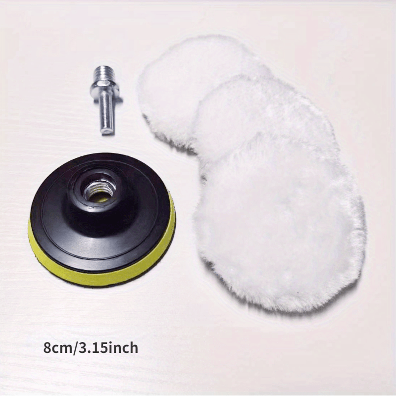 5pcs Car Polishing Pad Set Wool Wheel Paint Care Waxing 7.62cm
