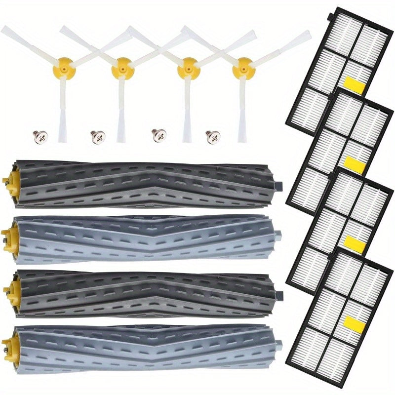 800 and 900 Series Robot Vacuum Cleaners with Filters and Brushes