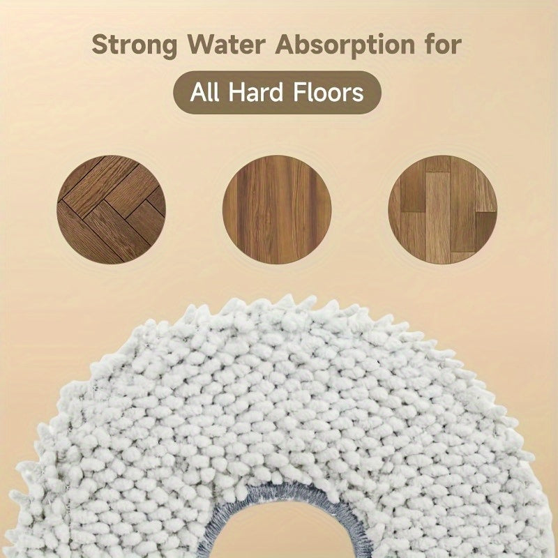 Set of 20 Replacement Mop Pads for Robot Vacuum Cleaners - Compatible with L10s Ultra and X10