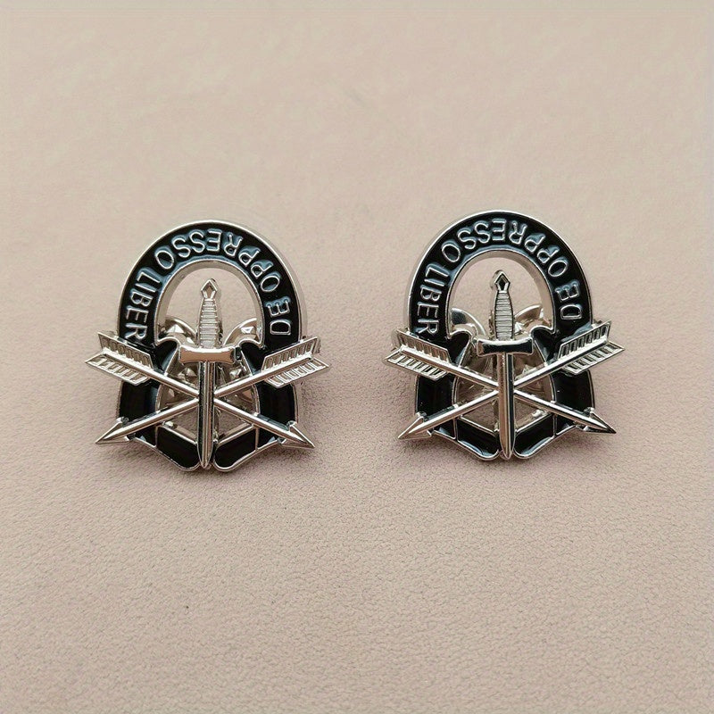 Alloy US Army Special Forces Shoulder Badge Pin Military Hat Emblem Displaying American Pride