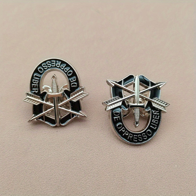 Alloy US Army Special Forces Shoulder Badge Pin Military Hat Emblem Displaying American Pride