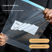 100 ta elastik yangi saqlash sumkasi va 45 ta muhrlanadigan oziq-ovqat saqlash sumkasi to'plami, oshxona tashkiloti uchun ideal. Ushbu sumkalar oziq-ovqat darajasida, ko'p funksiyali, qalin, muzlatgichda saqlashga mos va o'z-o'zidan muhrlanadigan.