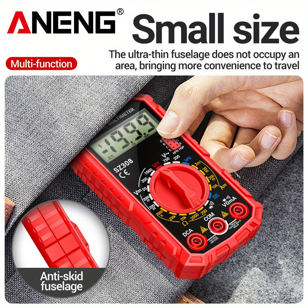 High-Precision Digital Multimeter AC DC Voltage Current Resistance Tester No Battery