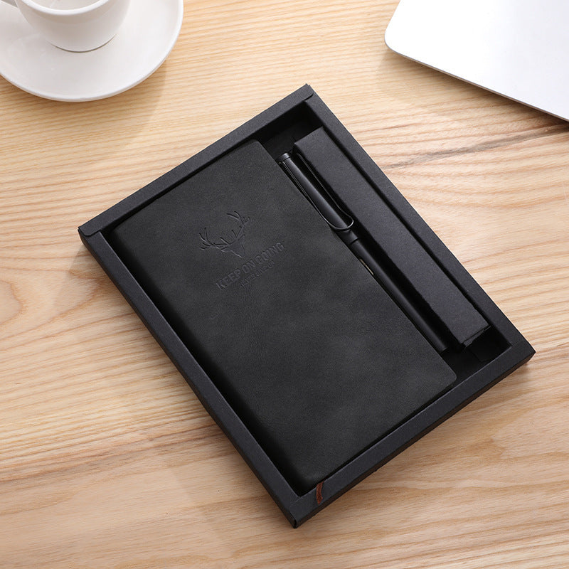 Business Stationery Set with Notepad and Pen for Office or Gift