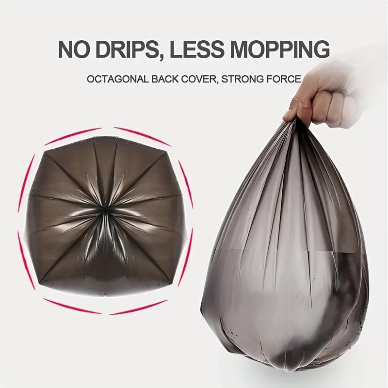 Heavy-Duty Black Trash Bags 100 Pack Leak-Proof Durable Plastic for Kitchen Bathroom Bedroom