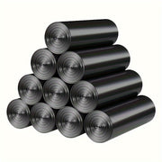 Heavy-Duty Black Trash Bags 100 Pack Leak-Proof Durable Plastic for Kitchen Bathroom Bedroom