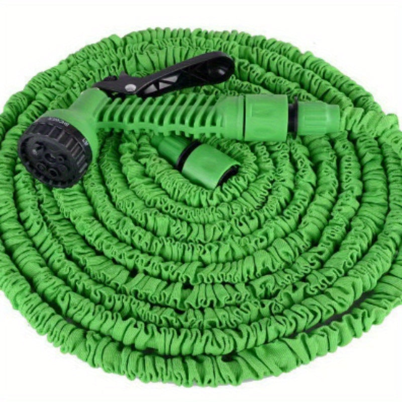 Раздвижной садовый шланг с водяной пушкой высокого давления для мойки автомобиля и использования на улице