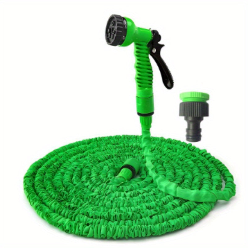 Раздвижной садовый шланг с водяной пушкой высокого давления для мойки автомобиля и использования на улице